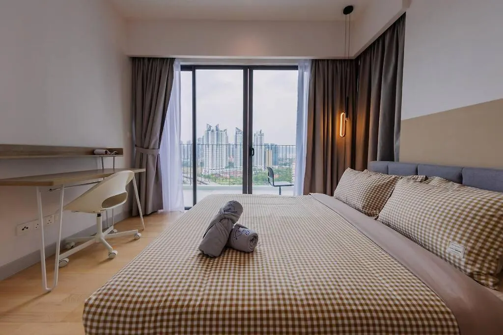 公寓 Datum Jelatek Balcony W Infinity Pool Linked Lrt Klccview Mall 吉隆坡 马来西亚